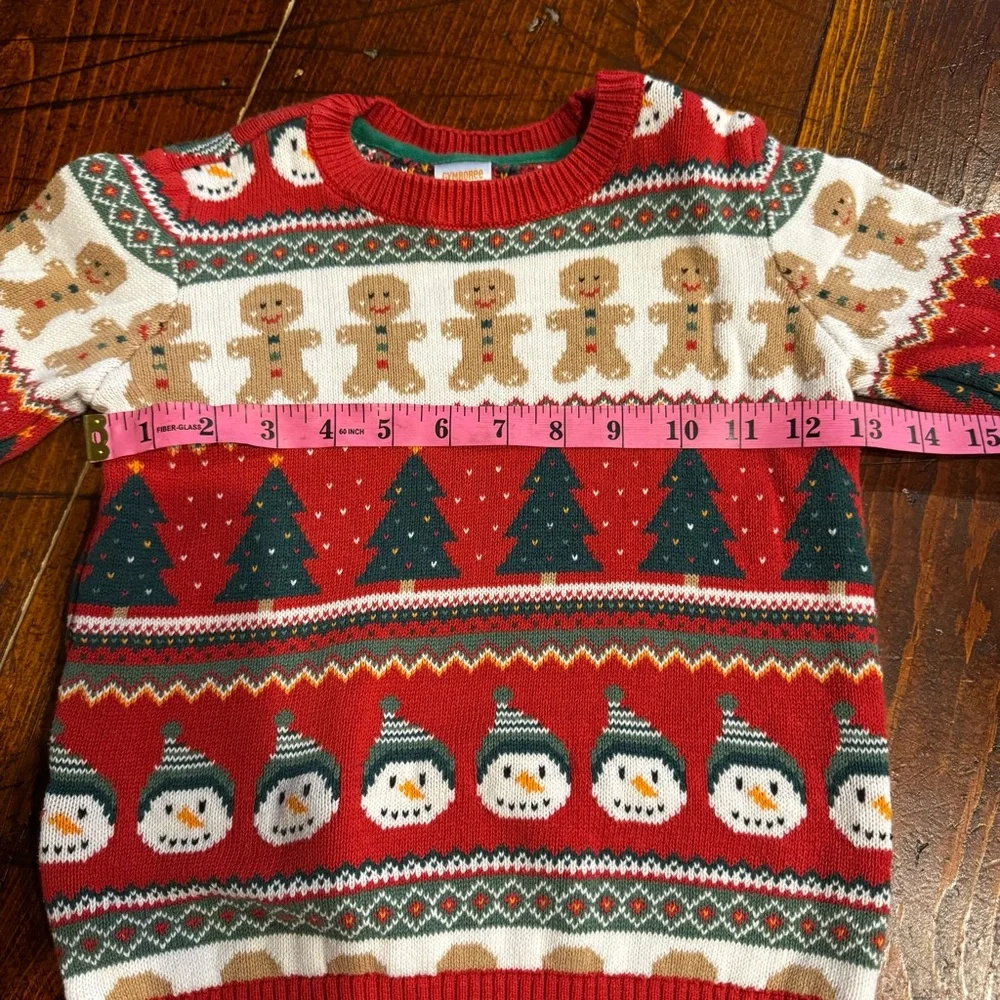 Gymboree Kids Red and‎ Green Holiday Sweater. 5T